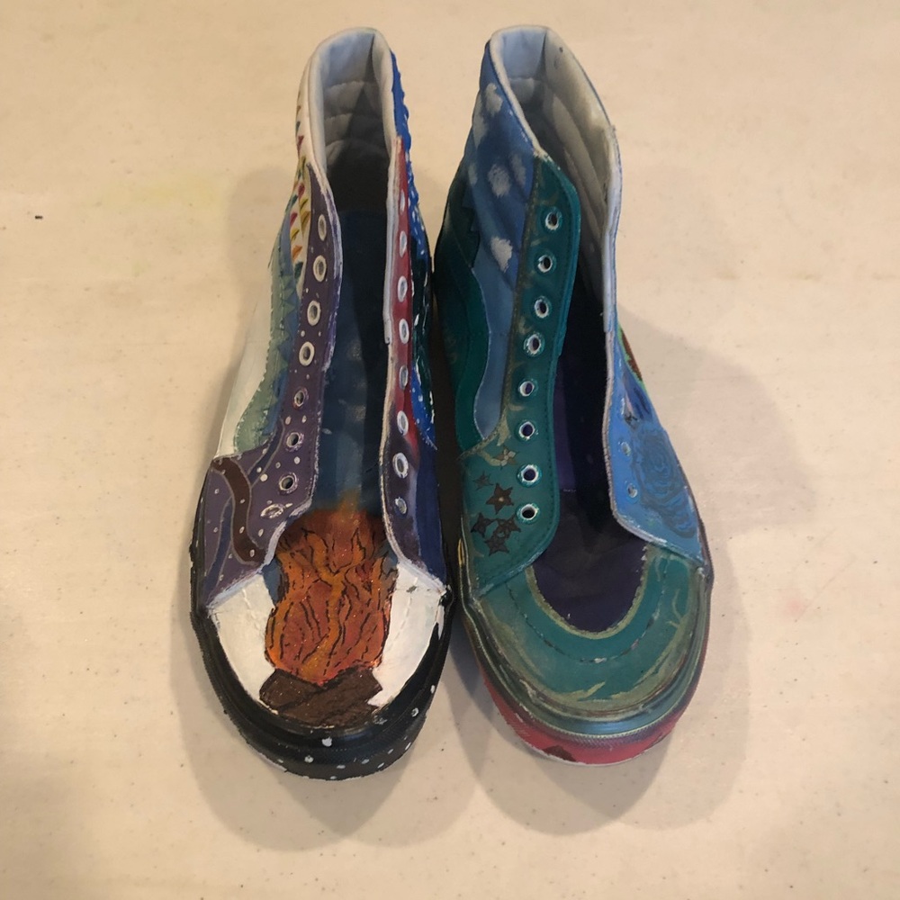 Custom decorated vans